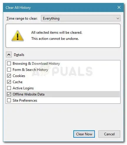 清除浏览器历史记录、Cookie 和缓存 image