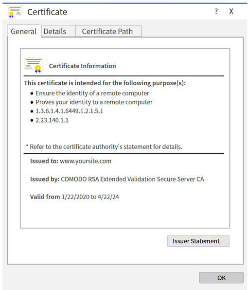 Comodo RSA 认证机构是什么