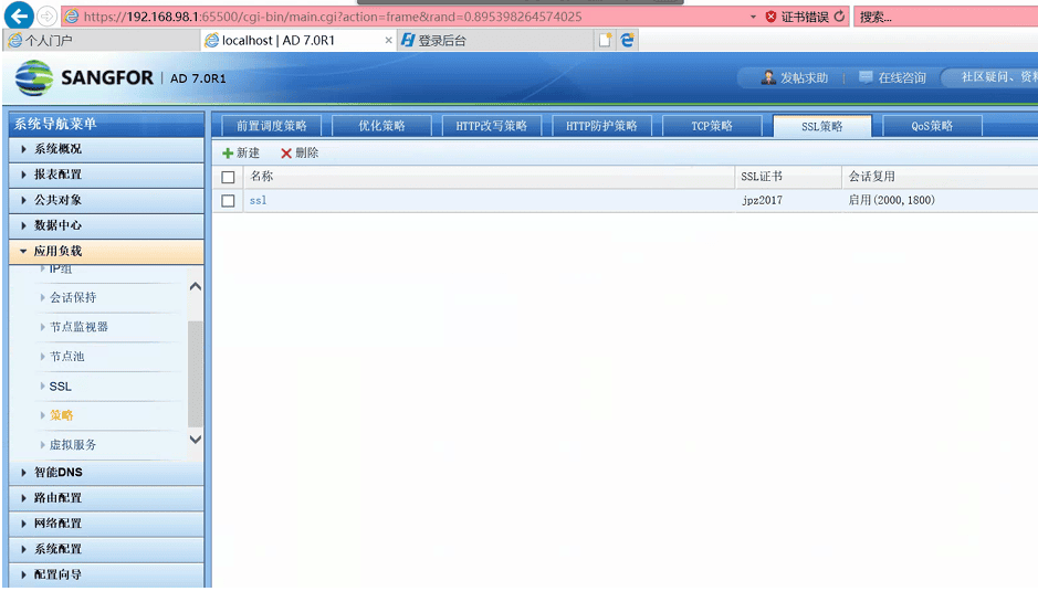 SSL 策略优化图示