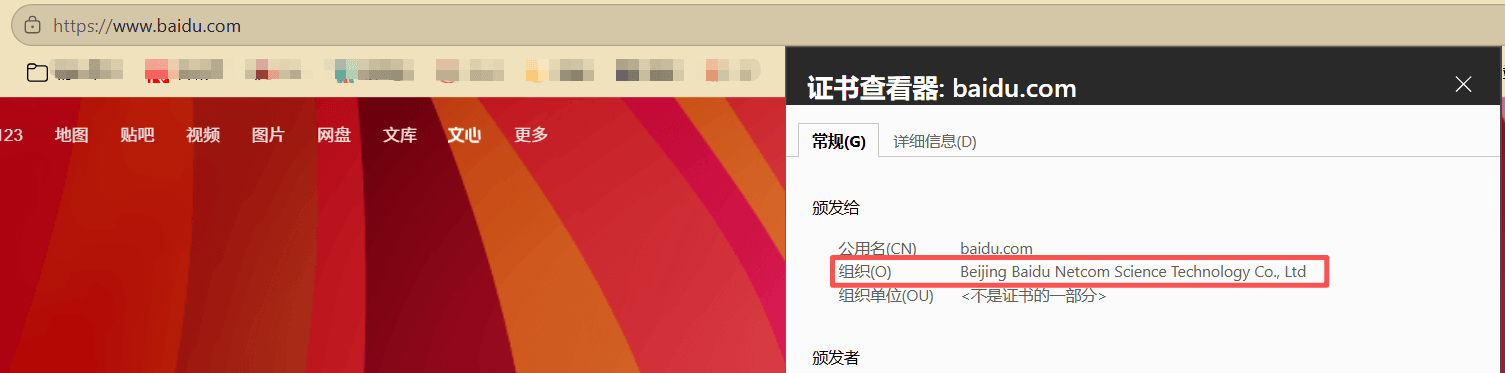 OV SSL证书安装后的展示