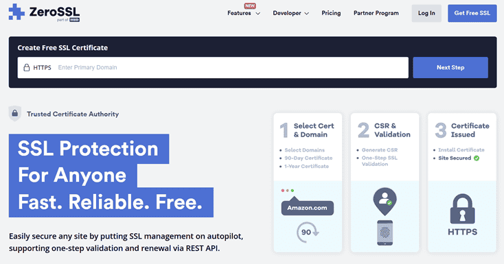 ZeroSSL免费ssl证书