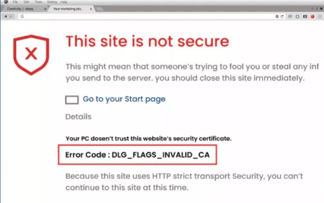 什么是 DLG_FLAGS_SEC_CERT_CN_INVALID 错误