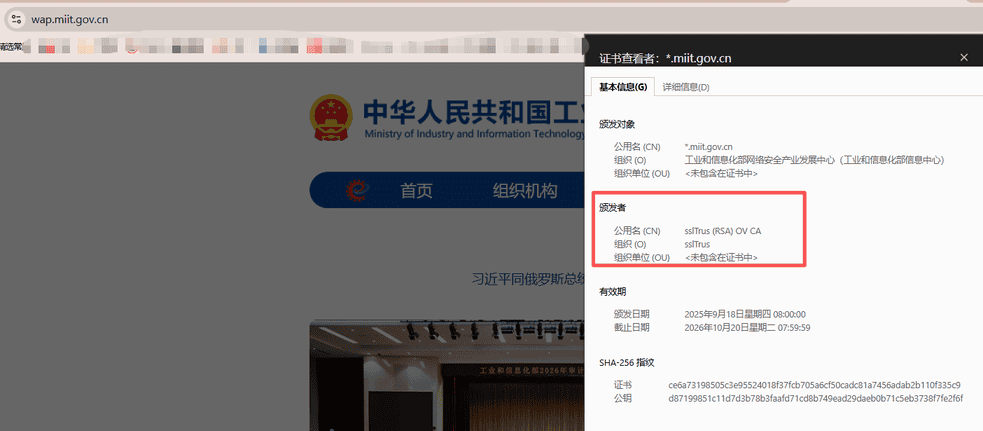 采用锐安信OV SSL证书图示